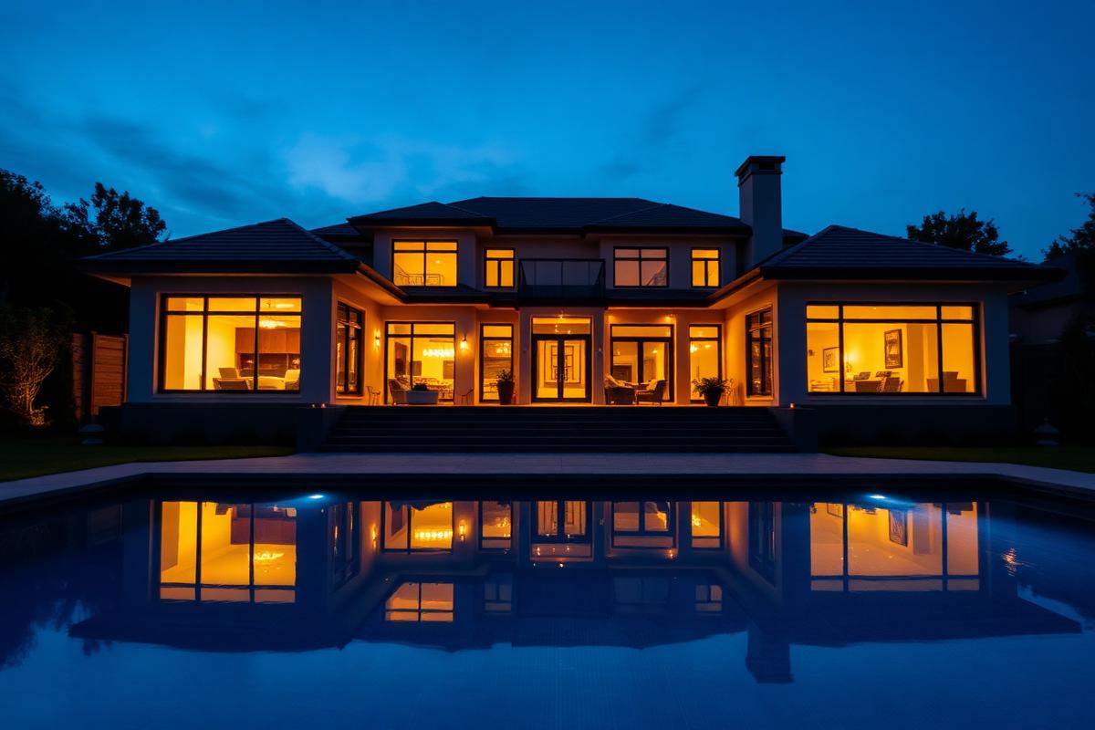 Modern Poolside Estate